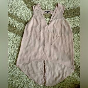 Express Blush Sheer Top Size XS